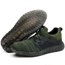 Load image into Gallery viewer, Men's Steel Toe Work Safety Shoes Casual Breathable Outdoor Sneakers Puncture Proof Boots Comfortable Industrial Shoes for Men