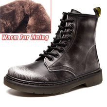 Load image into Gallery viewer, 2019 New Men Boots For Martin Boots Genuine Leather Dr Motocycle Boots Warm Ankle Boots Winter Shoes Men Shoes Plus Size 47 48