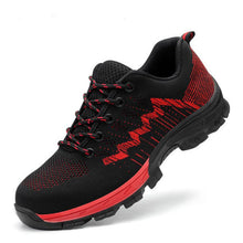 Load image into Gallery viewer, Men's Steel Toe Work Safety Shoes Casual Breathable Outdoor Sneakers Puncture Proof Boots Comfortable Industrial Shoes for Men